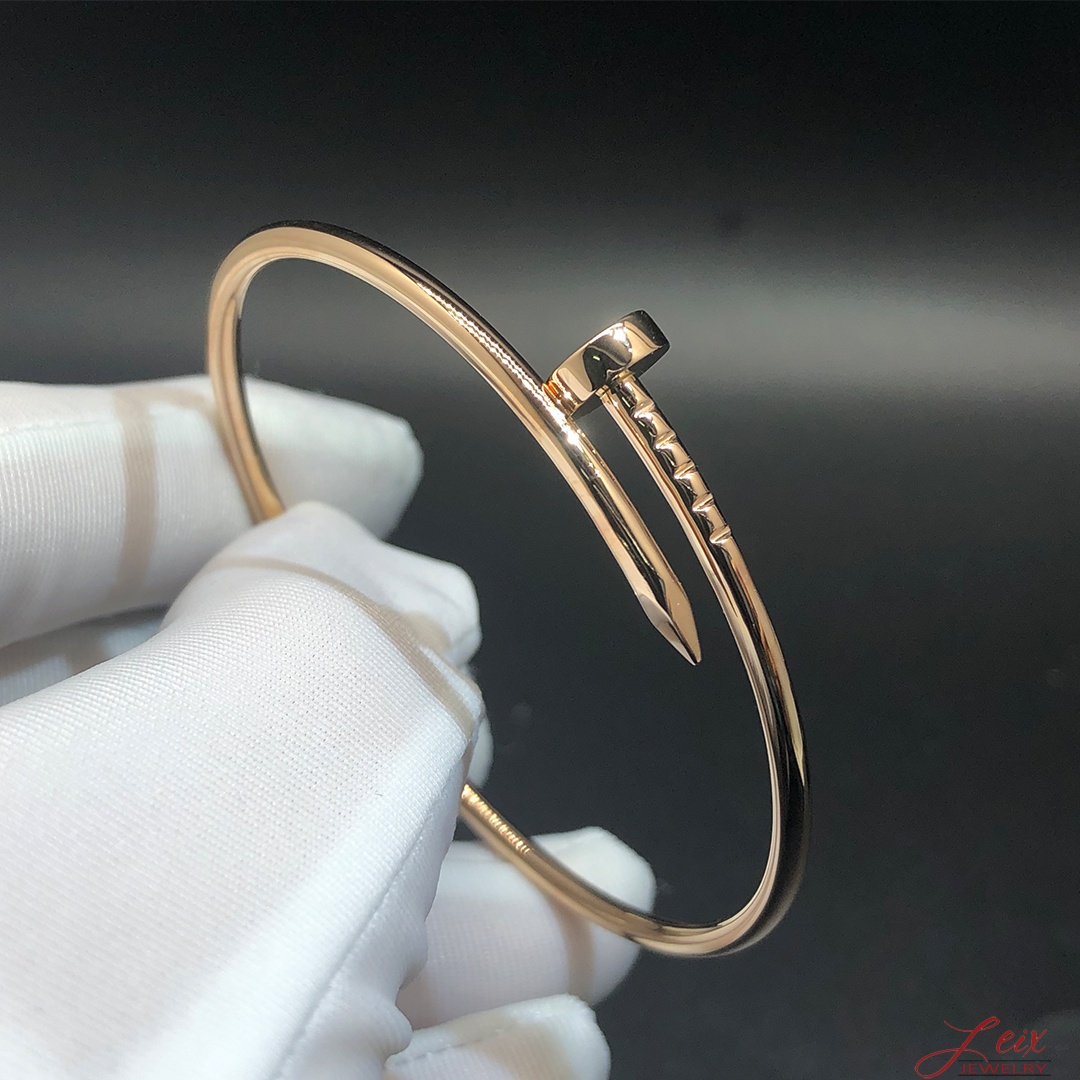 Cartier Solid 18k Rose Gold Juste Un Clou SM Bracelet (1)
