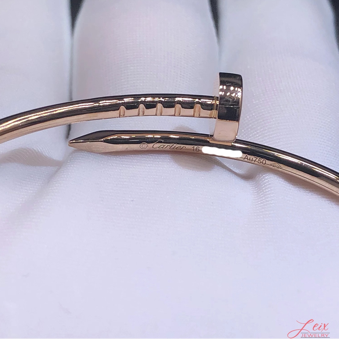 Cartier Solid 18k Rose Gold Juste Un Clou SM Bracelet (2)