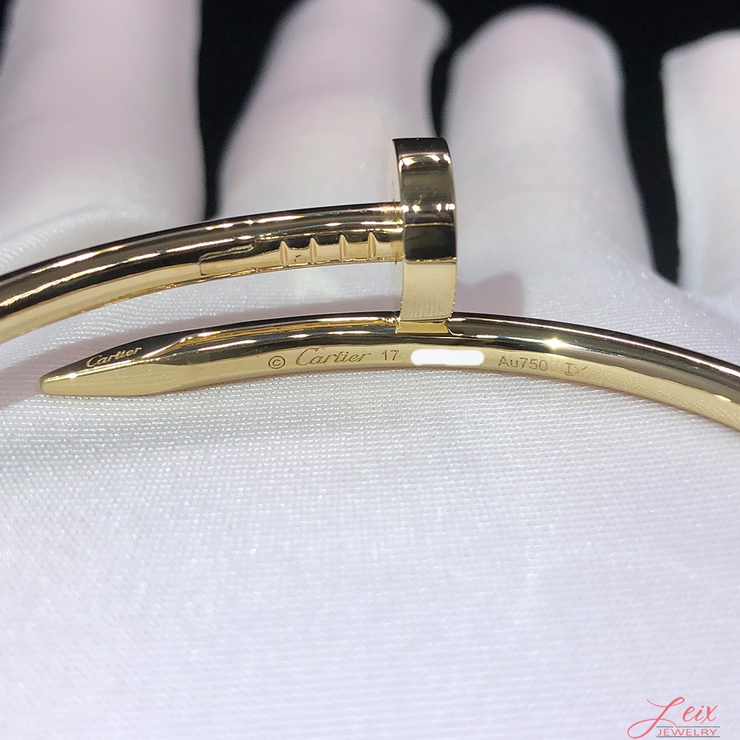 Classic Cartier Juste Un Clou Solid 18k Yellow Gold Bracelet (1)