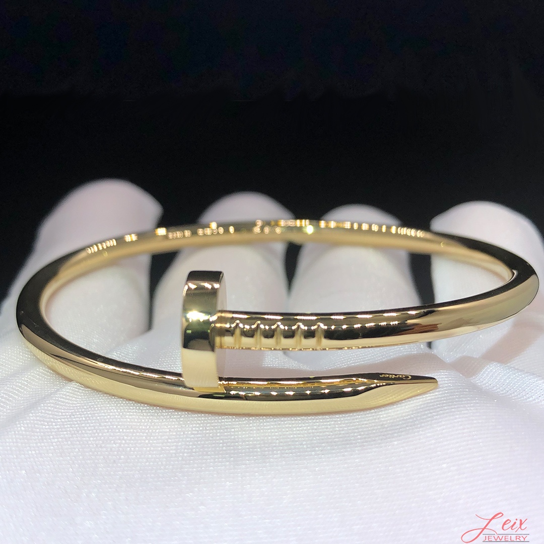 Classic Cartier Juste Un Clou Solid 18k Yellow Gold Bracelet (2)