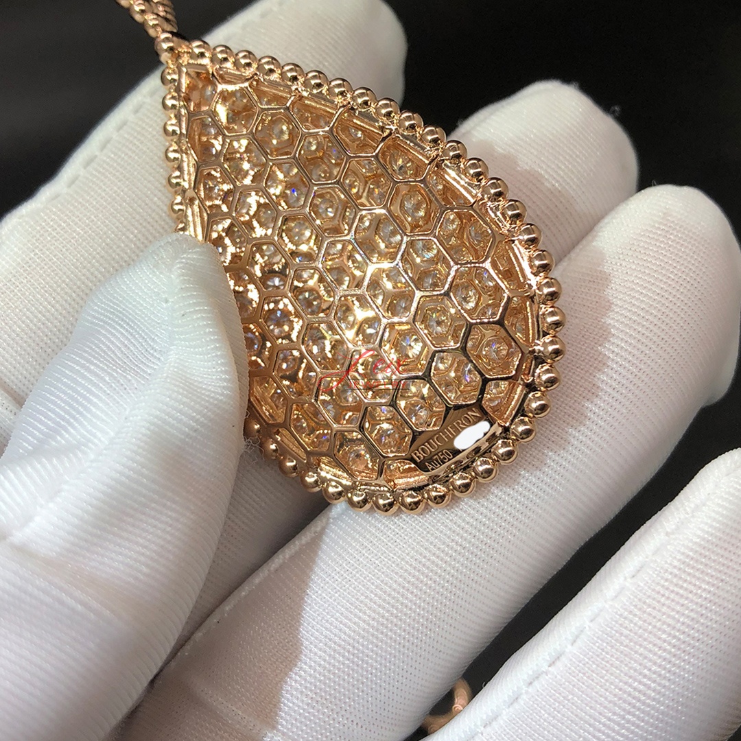 Custom Boucheron Serpent Bohème 18k Pink Gold XXL Motif Necklace (1) Custom Boucheron Serpent Bohème 18k Pink Gold XXL Motif Necklace