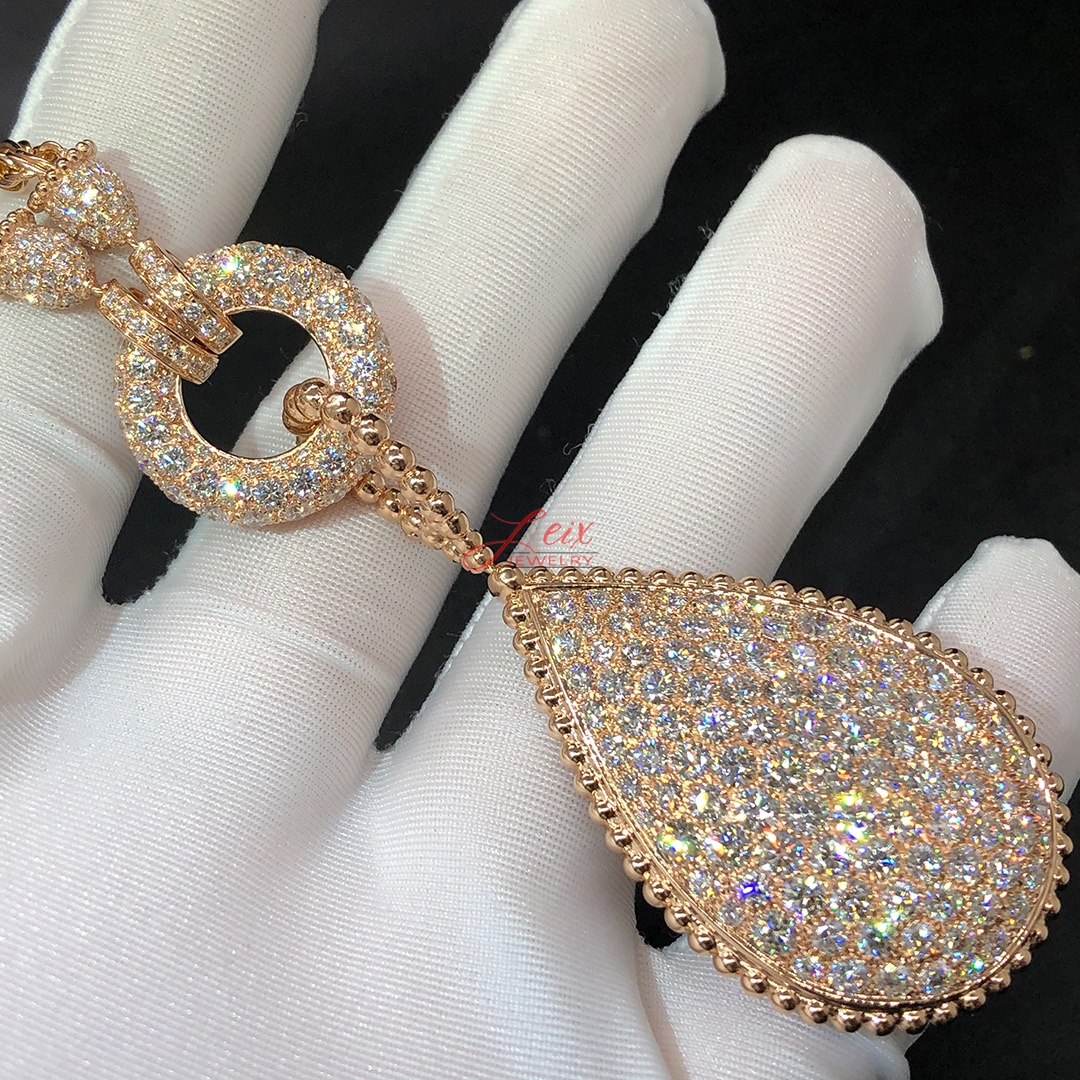 Custom Boucheron Serpent Bohème 18k Pink Gold XXL Motif Necklace (5) Custom Boucheron Serpent Bohème 18k Pink Gold XXL Motif Necklace