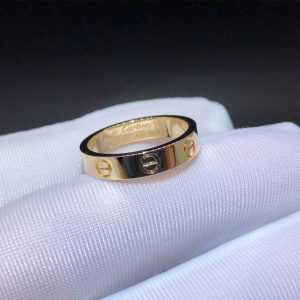 Cartier 18K Yellow Gold 3.6mm LOVE Wedding Band Ring