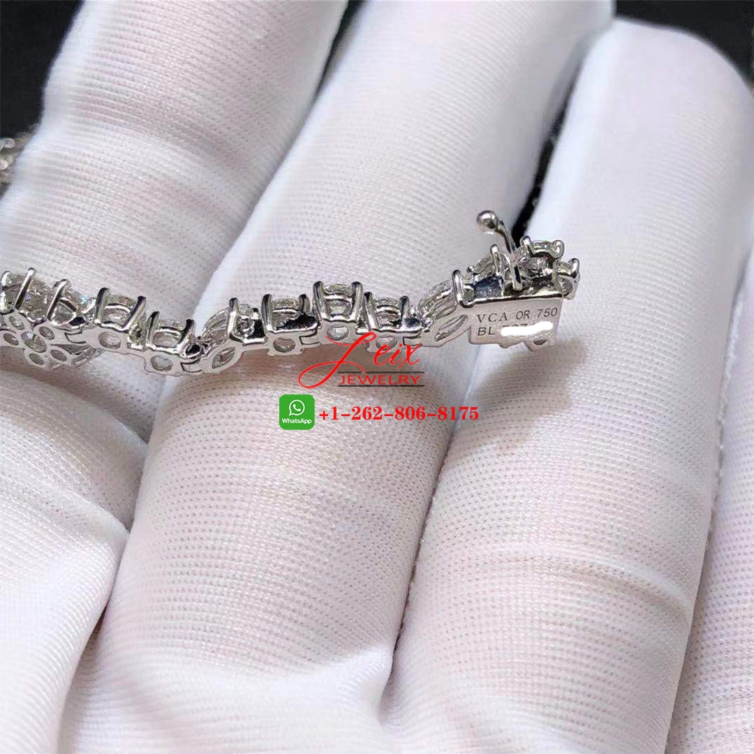 Van Cleef High Jewelry 18K White Gold 23.96CT Diamond Folie des Prés Necklace (2) Van Cleef High Jewelry 18K White Gold 23.96CT Diamond Folie des Prés Necklace