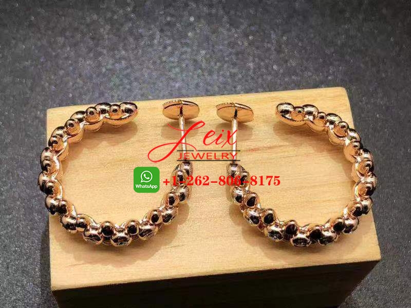 Cartier 18k Rose Gold Clash de Cartier Diamond Hoop Earrings (3) Cartier 18k Rose Gold Clash de Cartier Diamond Hoop Earrings