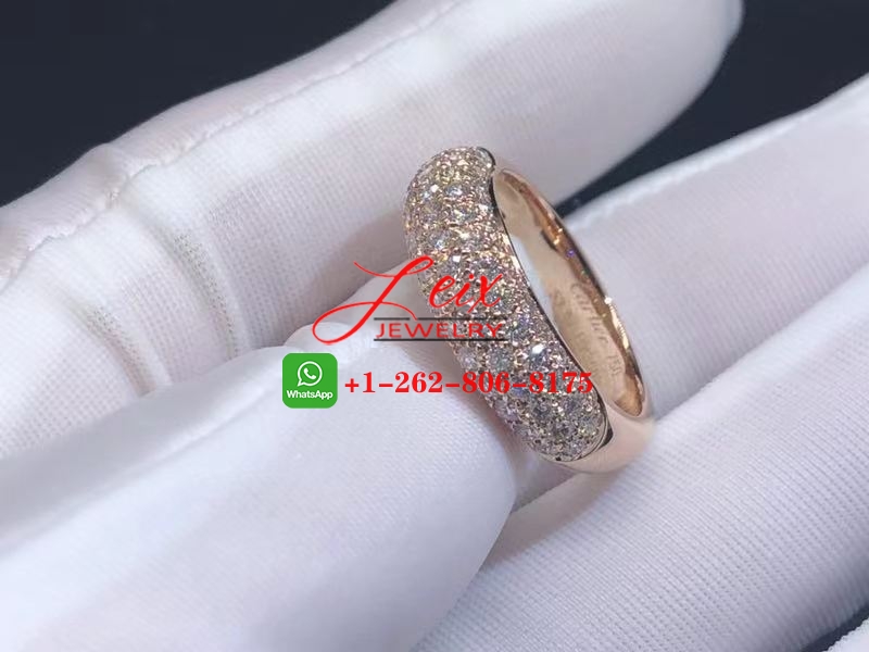 Cartier 18k Rose Gold Étincelle de Cartier Diamond Ring Cartier 18k Gold Étincelle de Cartier Diamond Ring
