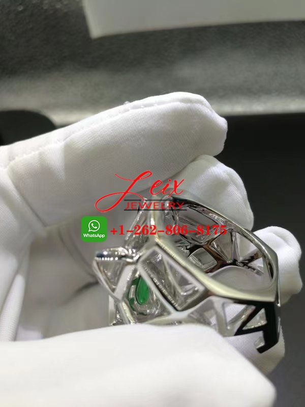 Cartier 18k White Gold Panthere De Cartier Openwork Ring (2) Cartier 18k White Gold Panthere De Cartier Openwork Ring