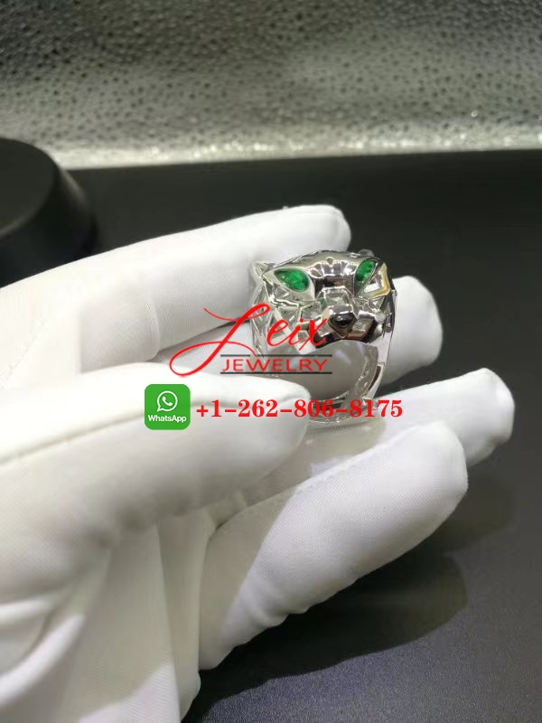 Cartier 18k White Gold Panthere De Cartier Openwork Ring Cartier 18k White Gold Panthere De Cartier Openwork Ring