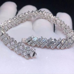 Cartier 18k White Gold Reflection de Cartier Diamond High Jewellery Bracelet