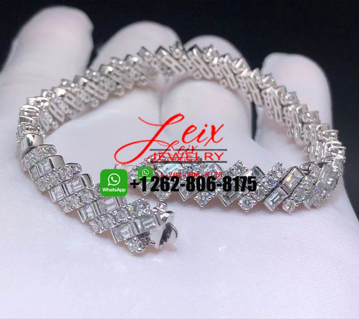 Cartier 18k White Gold Reflection de Cartier Diamond High Jewellery Bracelet Cartier 18k White Gold Reflection de Cartier Diamond High Jewellery Bracelet