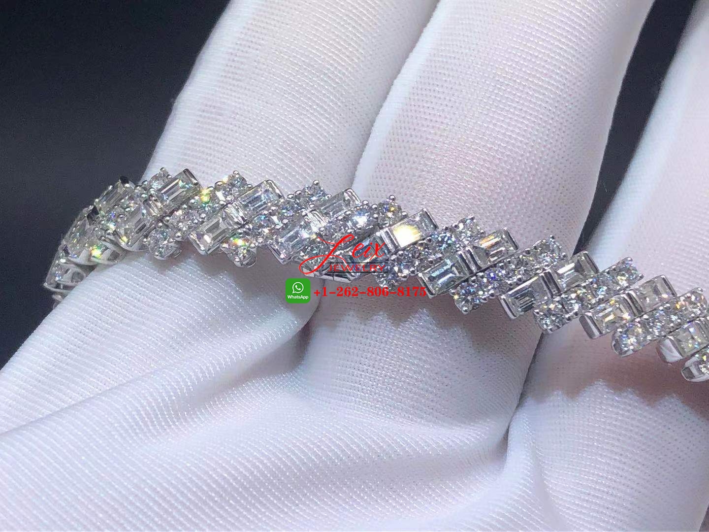 Cartier 18k White Gold Reflection de Cartier Diamond High Jewellery Bracelet (1) Cartier 18k White Gold Reflection de Cartier Diamond High Jewellery Bracelet