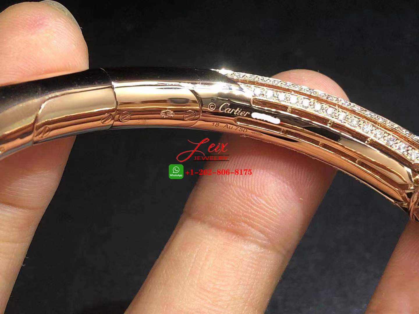 Cartier Art-Déco Inspired 18k Rose Gold 12.73ct Diamond, Coral, Black Lacquer & Onyx High Jewelry Bracelet (3) Cartier Art-Déco Inspired 18k Rose Gold 12.73ct Diamond, Coral, Black Lacquer & Onyx High Jewelry Bracelet