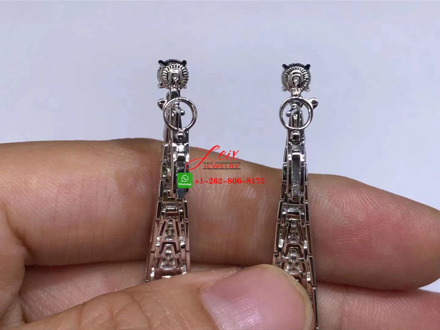 Cartier Evasions Joallieres 18k White Gold 6.35ct Diamond & Pearl Long Drop Earrings (6) Cartier Evasions Joallieres 18k White Gold 6.35ct Diamond & Pearl Long Drop Earrings