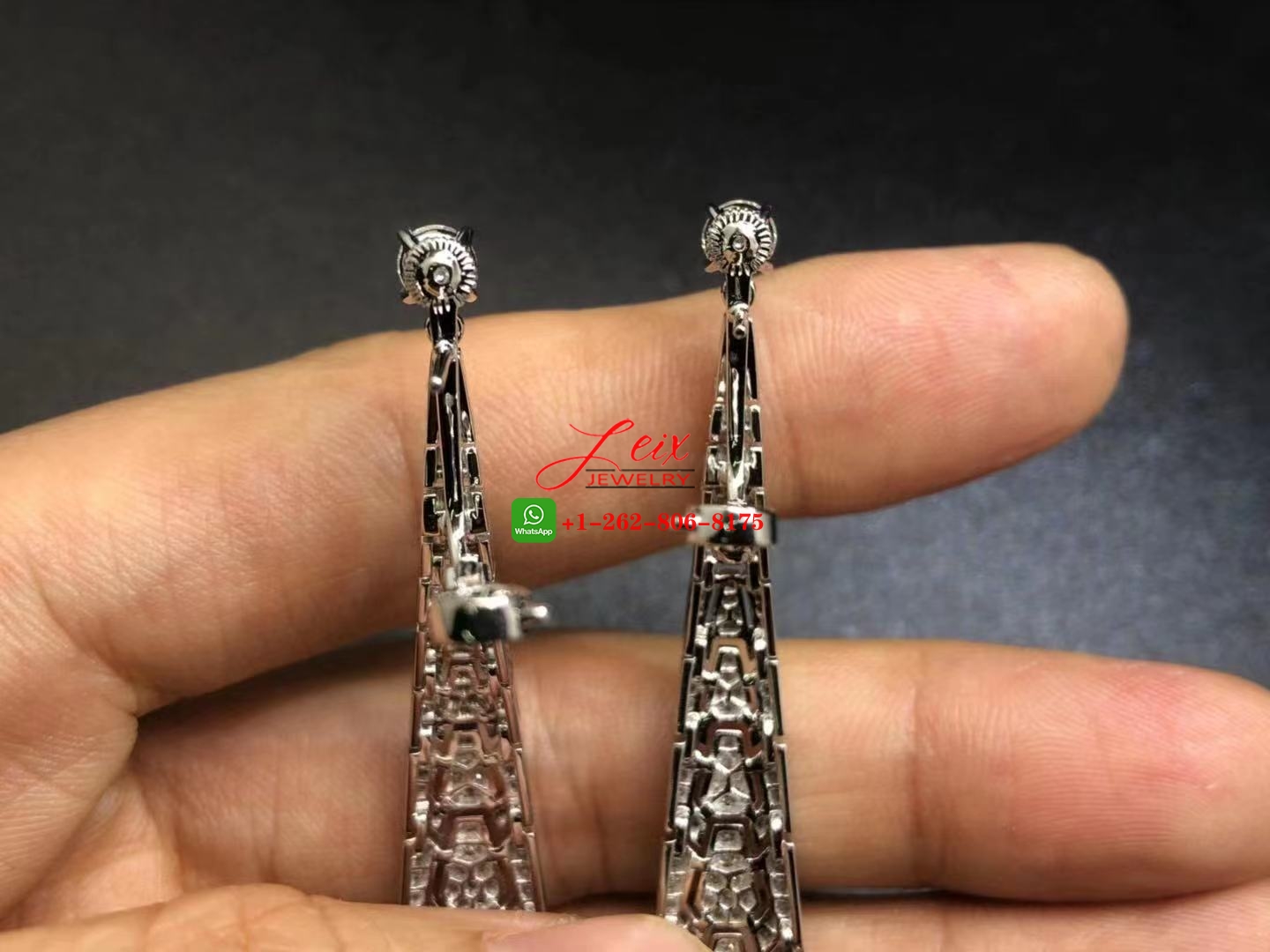 Cartier Evasions Joallieres 18k White Gold 6.35ct Diamond & Pearl Long Drop Earrings (9) Cartier Evasions Joallieres 18k White Gold 6.35ct Diamond & Pearl Long Drop Earrings
