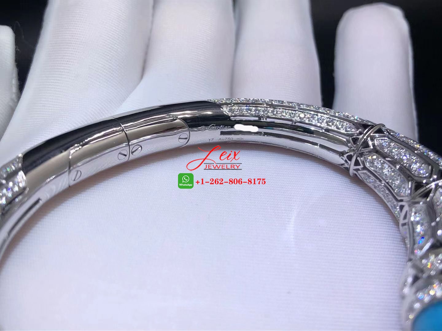 Cartier High Jewelry 12.73ct Diamond Turquoise Art-Deco Inspired Bracelet (4) Cartier High Jewelry 12.73ct Diamond Turquoise Art-Deco Inspired Bracelet