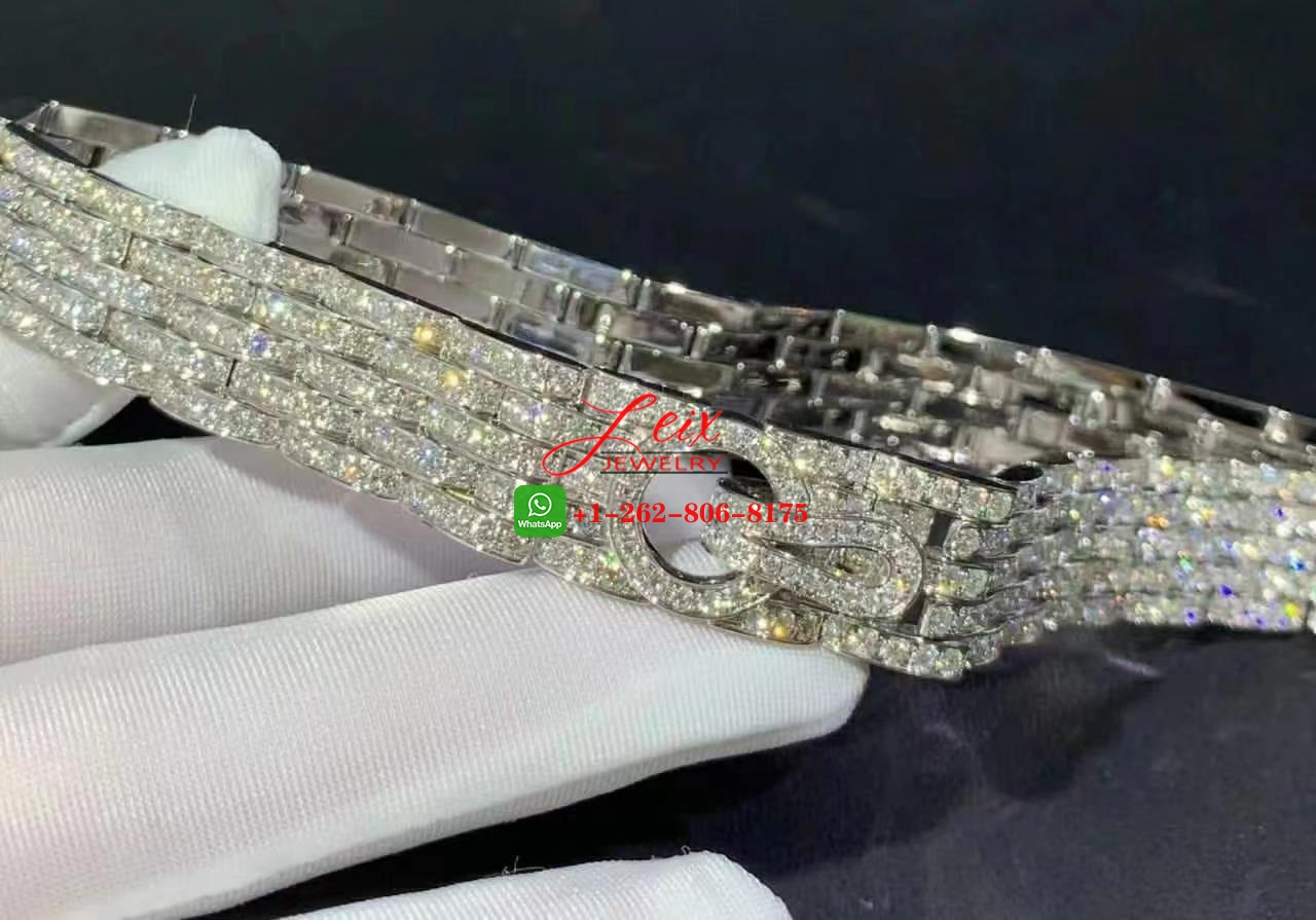 Cartier High Jewelry Agrafe 18k White Gold 19.2ct Diamond Necklace (2) Cartier High Jewelry Agrafe 18k White Gold 19.2ct Diamond Necklace