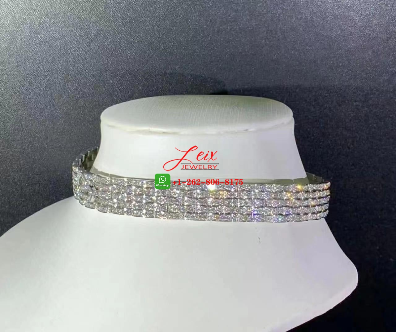 Cartier High Jewelry Agrafe 18k White Gold 19.2ct Diamond Necklace (4) Cartier High Jewelry Agrafe 18k White Gold 19.2ct Diamond Necklace