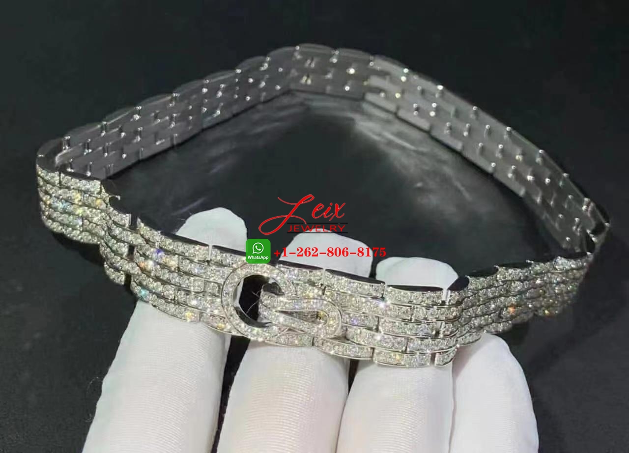 Cartier High Jewelry Agrafe 18k White Gold 19.2ct Diamond Necklace Cartier High Jewelry Agrafe 18k White Gold 19.2ct Diamond Necklace