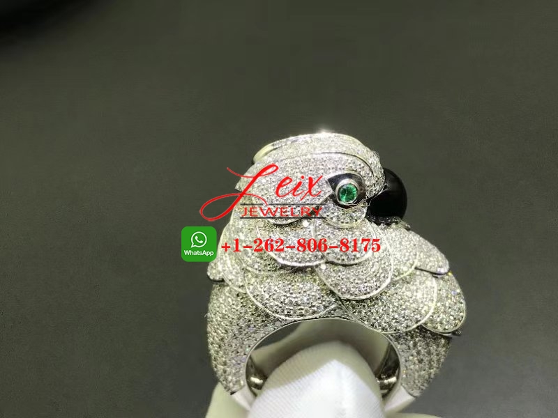 Cartier Platinum Diamond Cockatoo Ring (2) Cartier Platinum Diamond Cockatoo Ring