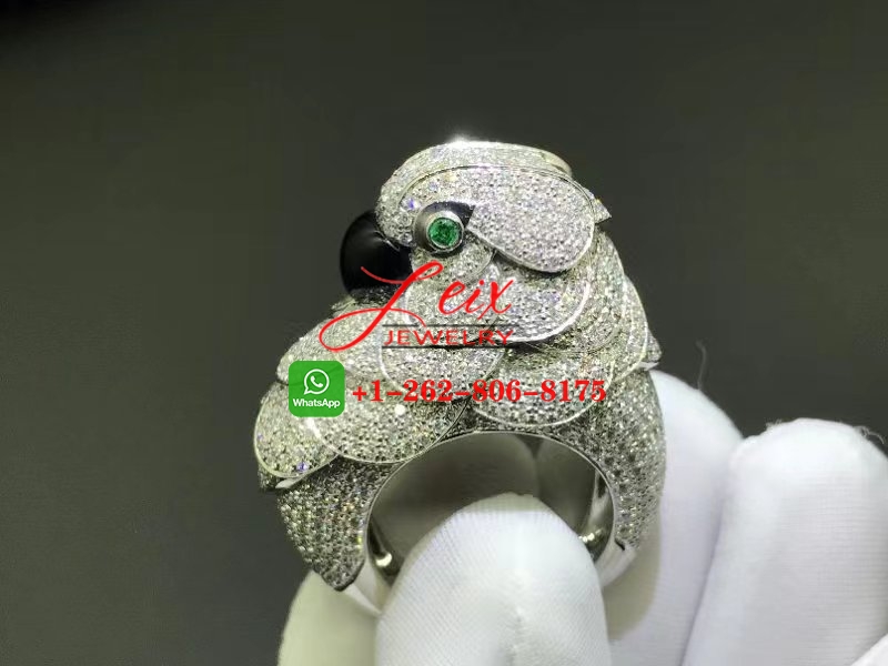Cartier Platinum Diamond Cockatoo Ring (3) Cartier Platinum Diamond Cockatoo Ring