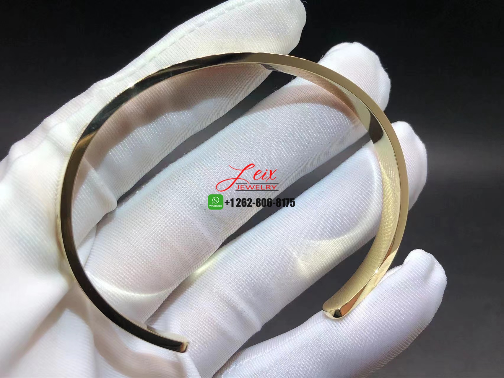 Cartier Solid 18K Yellow Gold Open Love Cuff Bracelet customized Cartier Solid 18K Yellow Gold Open Love Cuff Bracelet customized