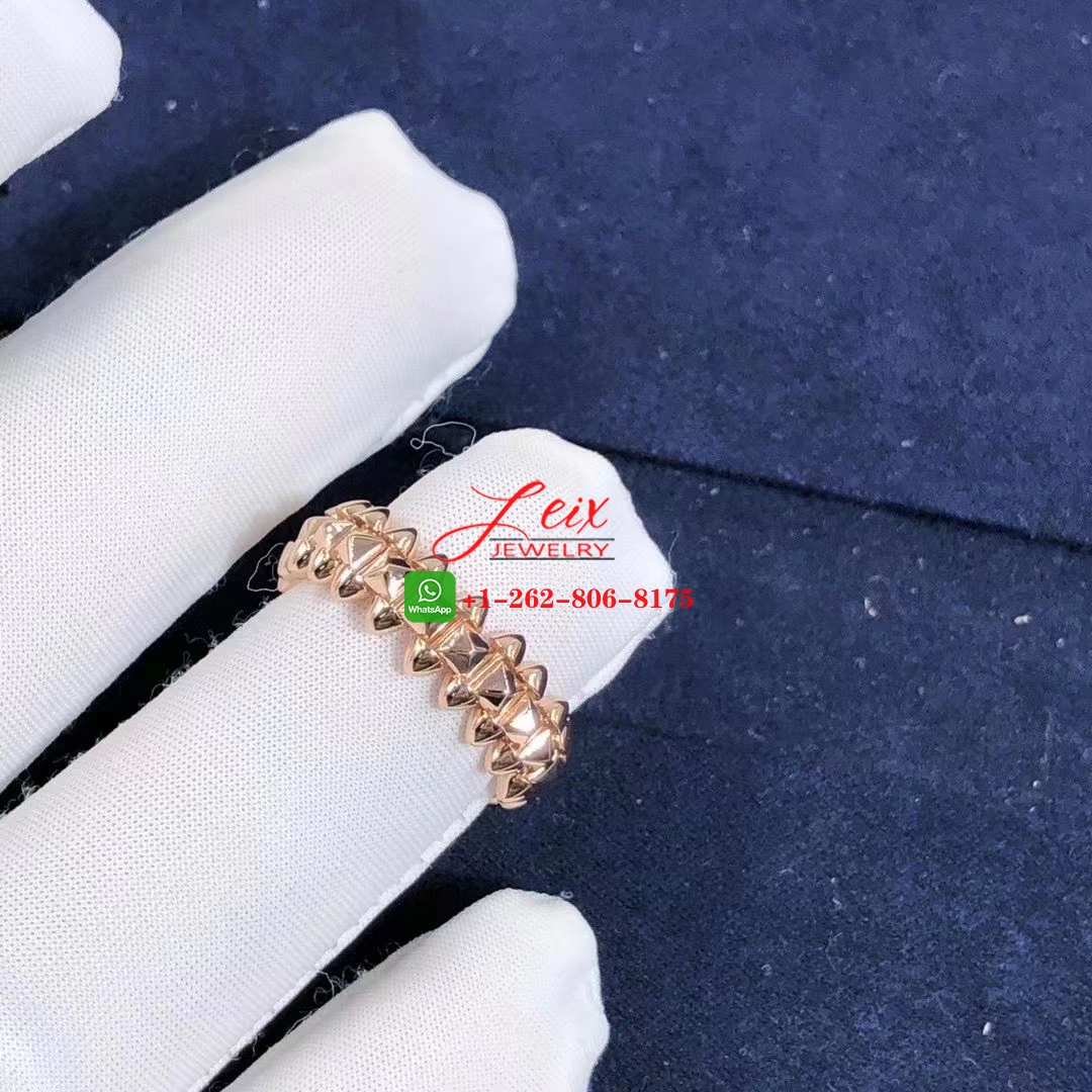 Cartier Solid 18k Rose Gold Medium Model Clash de Cartier Ring (2) Cartier Solid 18k Rose Gold Medium Model Clash de Cartier Ring