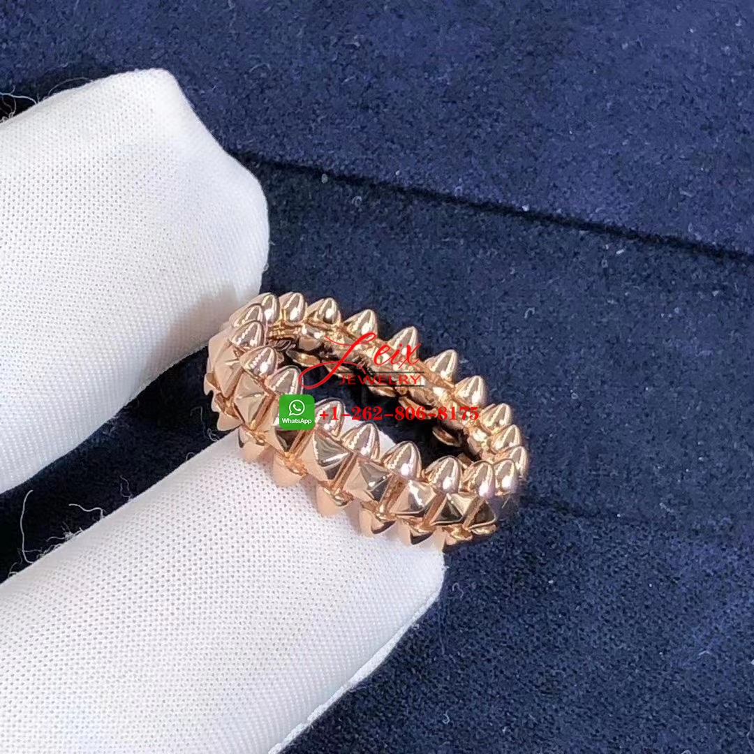 Cartier Solid 18k Rose Gold Medium Model Clash de Cartier Ring Cartier Solid 18k Rose Gold Medium Model Clash de Cartier Ring