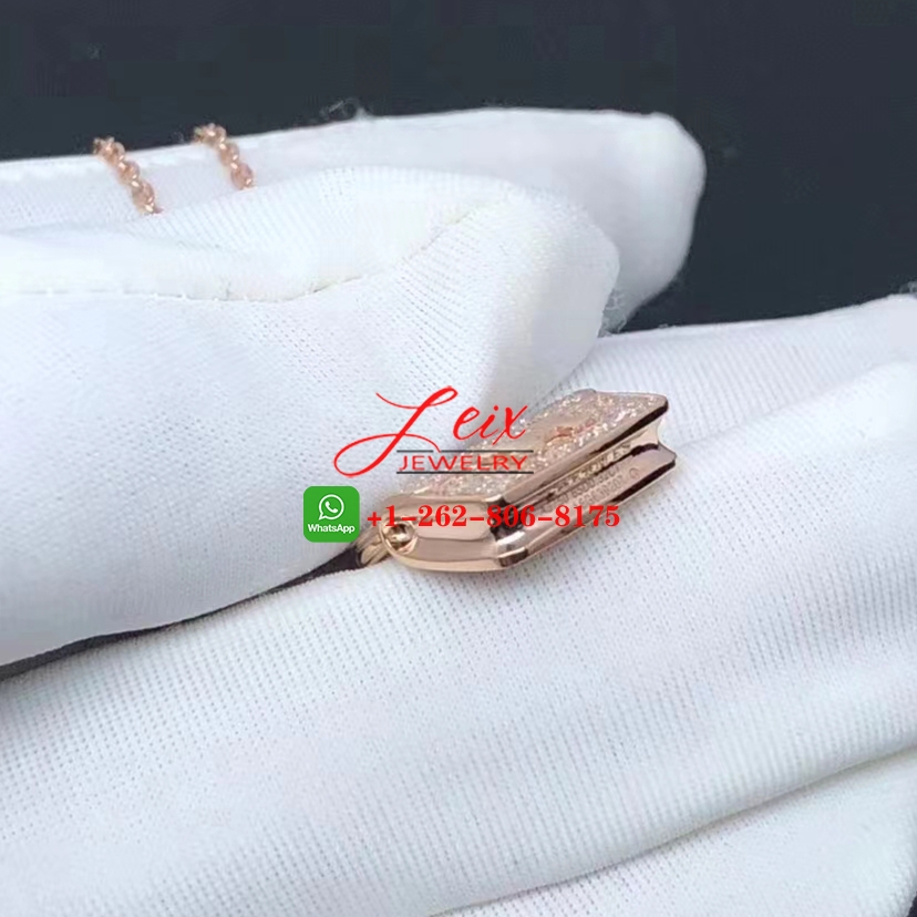 Hermes Constance Amulette 18k Rose Gold & Diamond Pendant Necklace (4) Hermes Constance Amulette 18k Rose Gold & Diamond Pendant Necklace