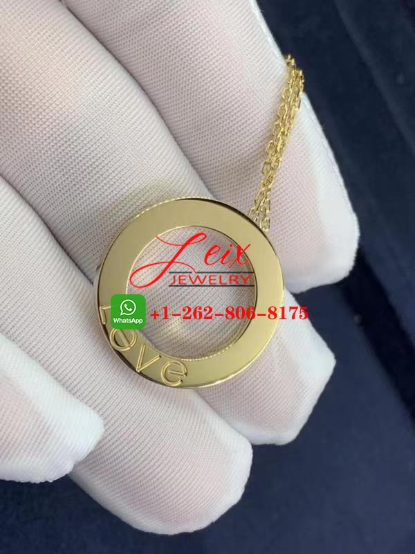 High Quality Cartier Solid 18K Yellow Gold Love Pendant Necklace (2) High Quality Cartier Solid 18K Yellow Gold Love Pendant Necklace