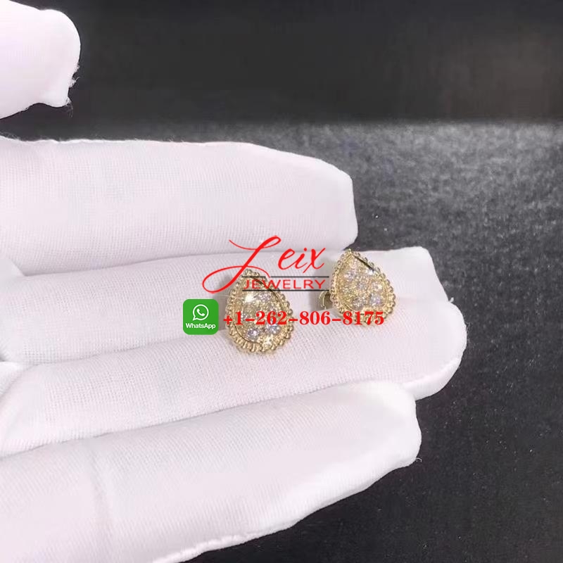 Boucheron Serpent Boheme 18k Yellow Gold Diamond XS Motif Stud Earrings (2) Boucheron Serpent Boheme 18k Yellow Gold Diamond XS Motif Stud Earrings (2)