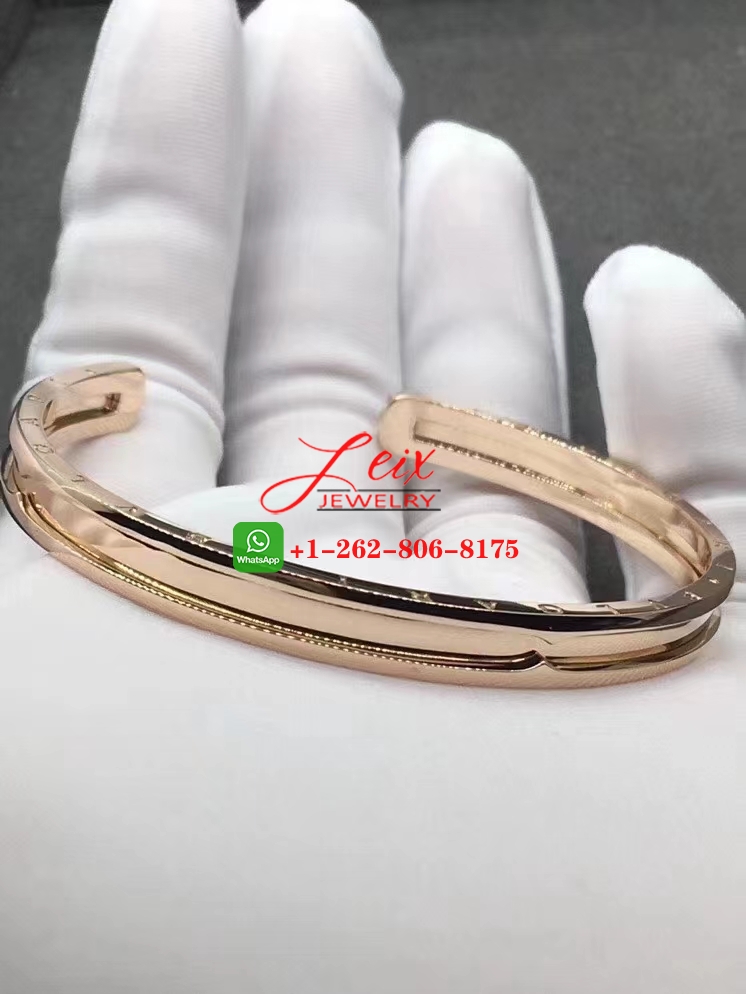Bvlgari B.Zero1 18k Rose Gold Cuff Bracelet (2) Bvlgari B.Zero1 18k Rose Gold Cuff Bracelet