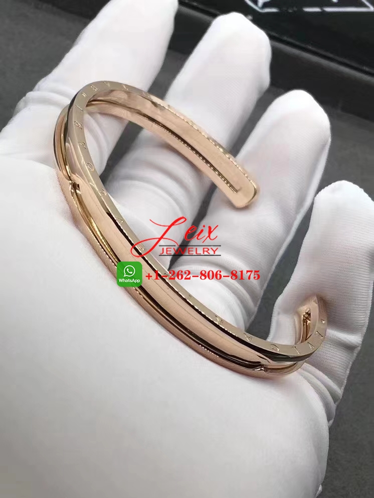 Bvlgari B.Zero1 18k Rose Gold Cuff Bracelet (3) Bvlgari B.Zero1 18k Rose Gold Cuff Bracelet