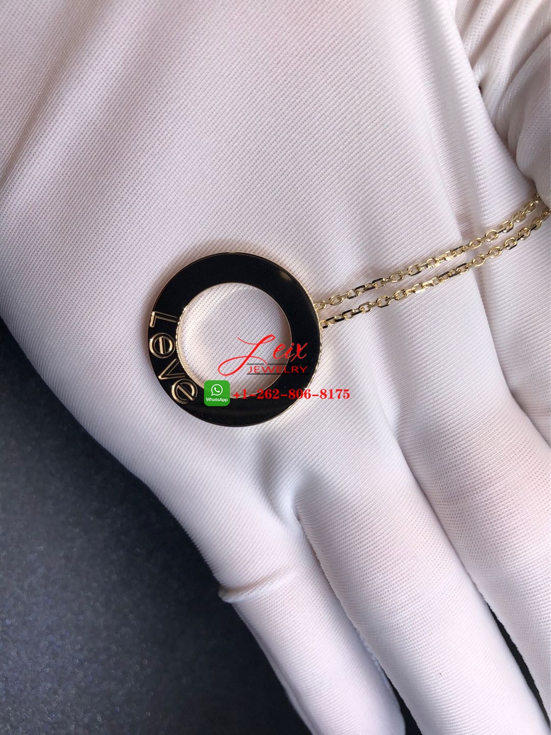 Cartier 18k Yellow Gold Diamond-paved Love Pendant Necklace (4) Cartier 18k Yellow Gold Diamond-paved Love Pendant Necklace