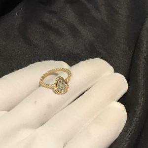 Custom Boucheron 18kt Yellow Gold Serpent Bohème XS Motif Diamond Ring