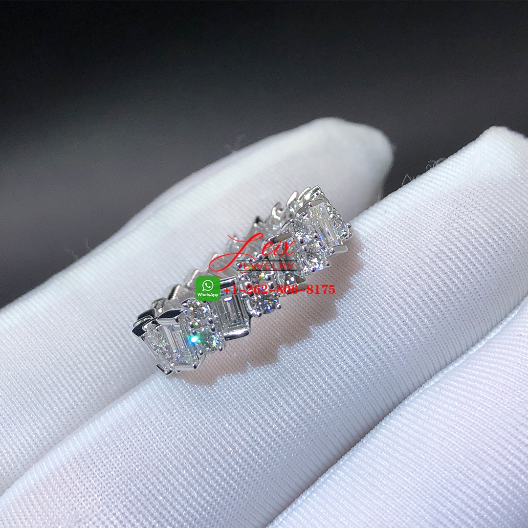 Custom Reflection de Cartier 18k White Gold Diamonds Engagement Ring (1) Custom Reflection de Cartier 18k White Gold Diamonds Engagement Ring