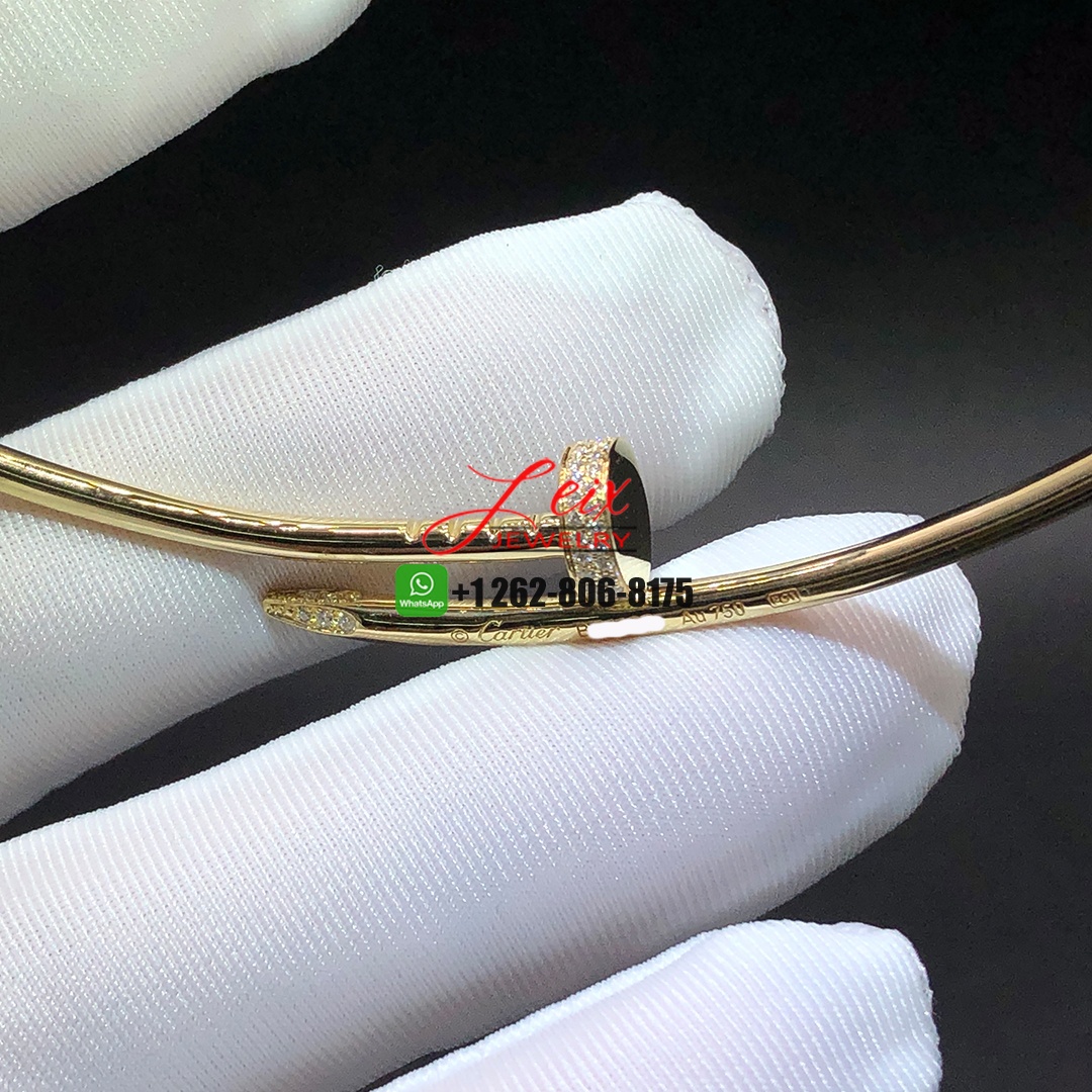 Cartier Juste un Clou 18k Yellow Gold Diamond Small Model Nail Necklace (3) Cartier Juste un Clou 18k Yellow Gold Diamond Small Model Nail Necklace