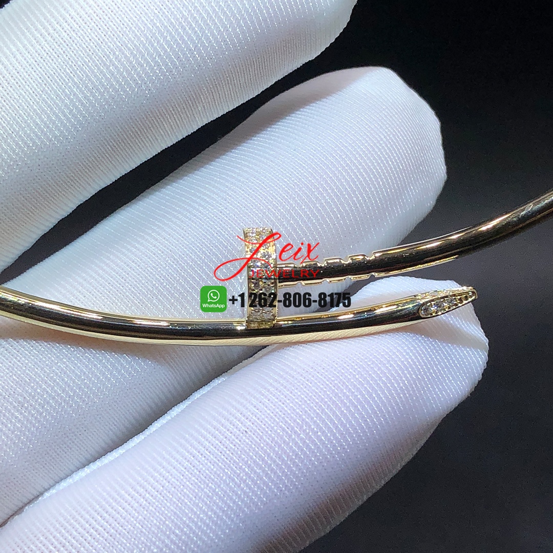 Cartier Juste un Clou 18k Yellow Gold Diamond Small Model Nail Necklace (4) Cartier Juste un Clou 18k Yellow Gold Diamond Small Model Nail Necklace
