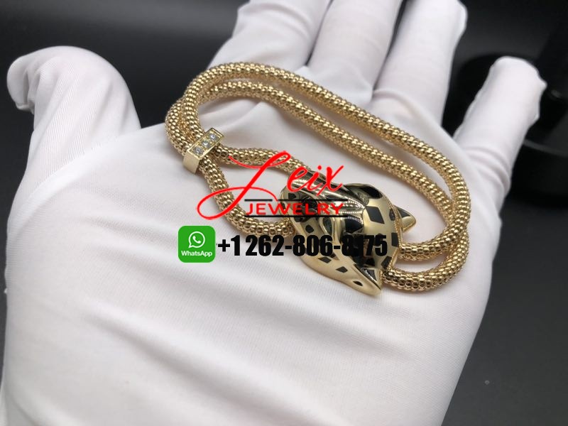 Cartier 18k Yellow Gold Black Lacquer Panthère de Cartier Bracelet Cartier 18k Yellow Gold Black Lacquer Panthère de Cartier Bracelet
