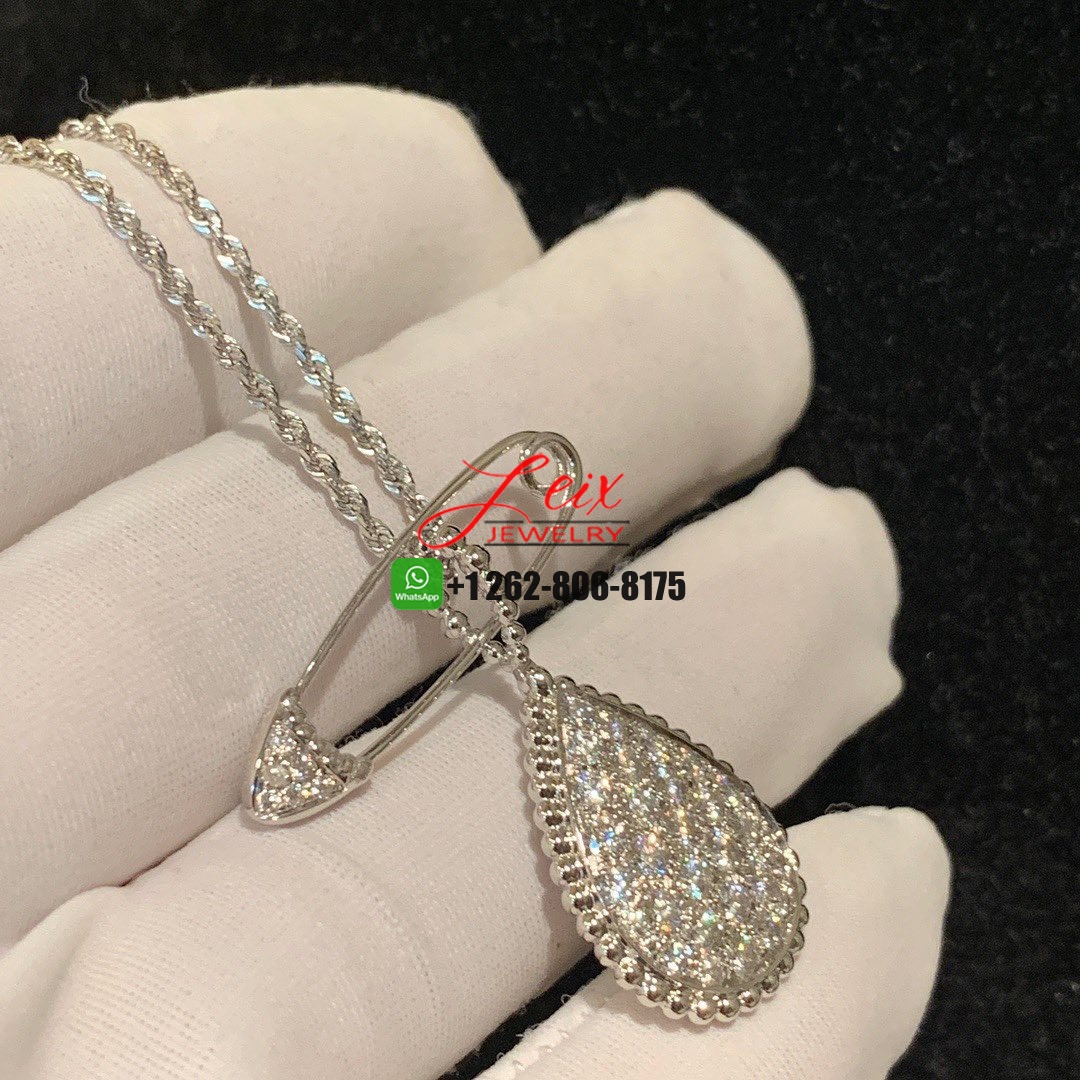 Boucheron Serpent Bohème 18k White Gold Diamonds L Motif Long Necklace (3) Boucheron Serpent Bohème 18k White Gold Diamonds L Motif Long Necklace