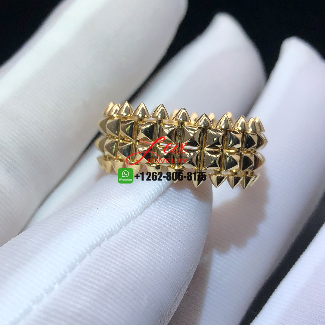 Cartier Pure 18k Yellow Gold 9.2mm Clash de Cartier Double-row Ring Cartier Pure 18k Yellow Gold 9.2mm Clash de Cartier Double-row Ring