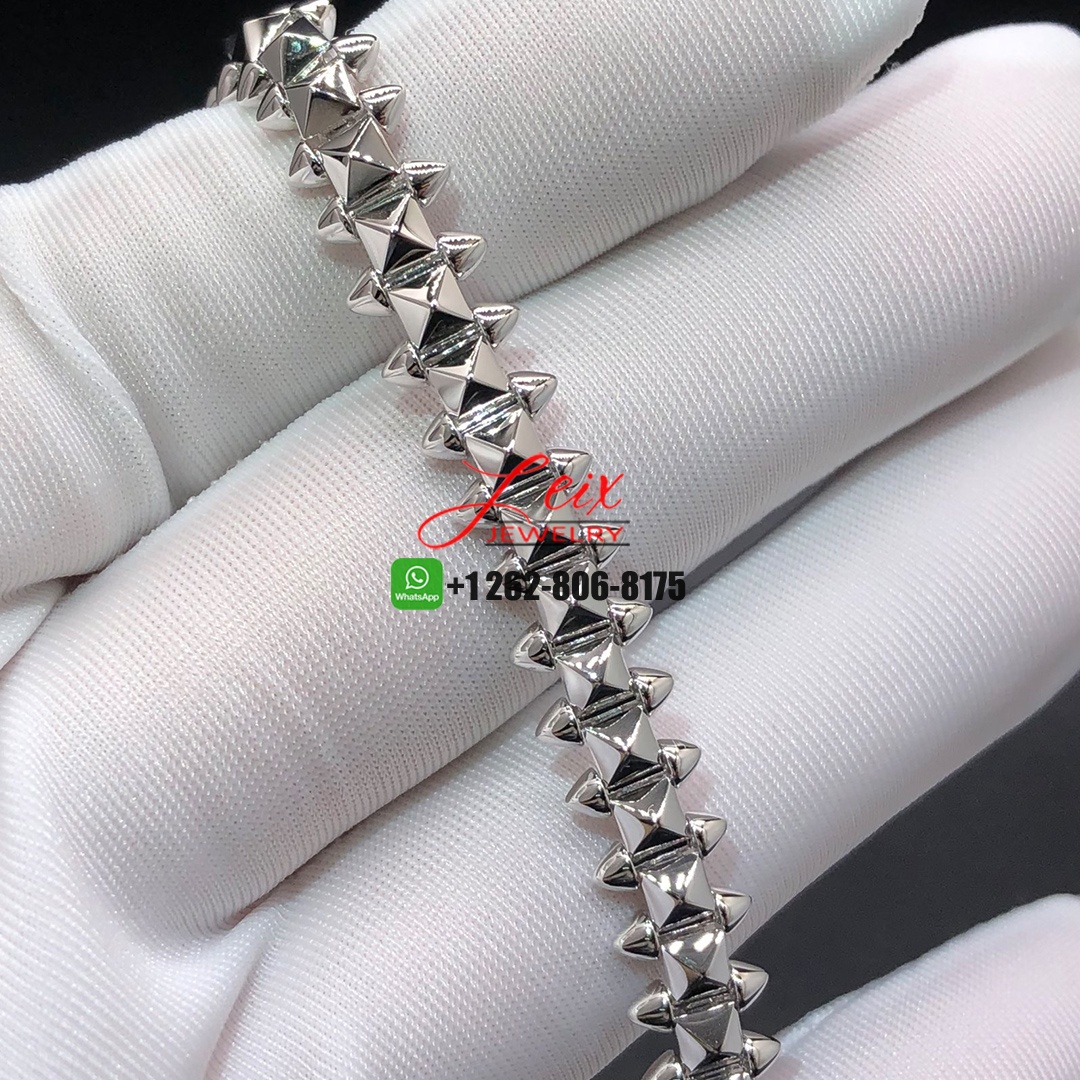Clash de Cartier Flexible Medium Model Bracelet in 18k White Gold (2) Clash de Cartier Flexible Medium Model Bracelet in 18k White Gold