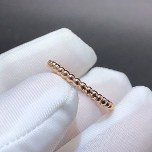 Van Cleef & Arpels Perlee Pearls of Gold Small Model 18K Rose Gold Ring