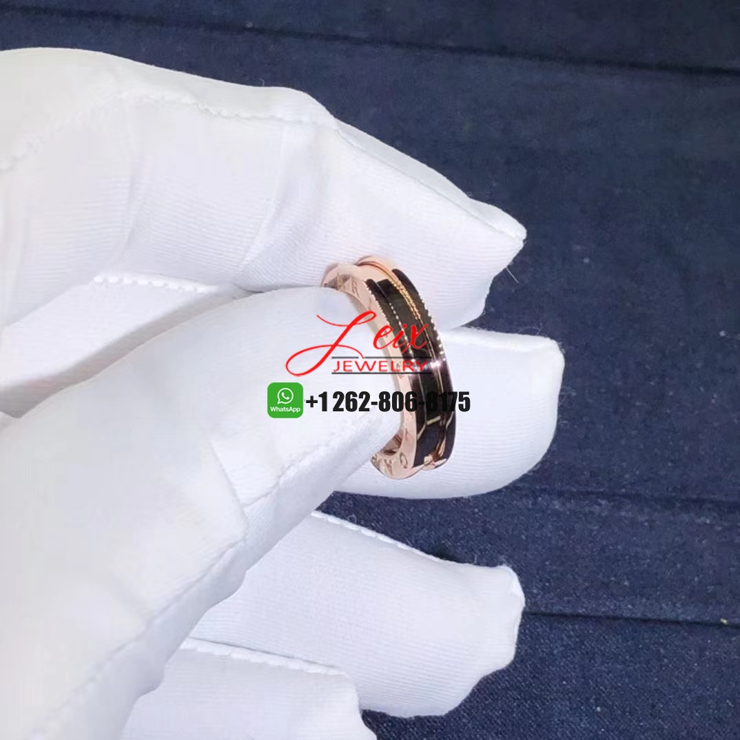 Bvlgari B.Zero1 One Band 18K Rose Gold Ring (1) Bvlgari B.Zero1 One Band 18K Rose Gold Ring