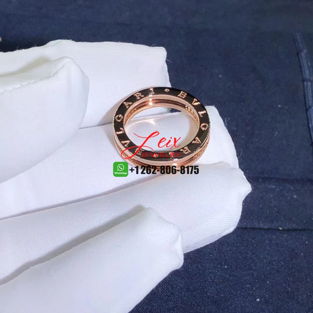 Bvlgari B.Zero1 One Band 18K Rose Gold Ring (3) Bvlgari B.Zero1 One Band 18K Rose Gold Ring