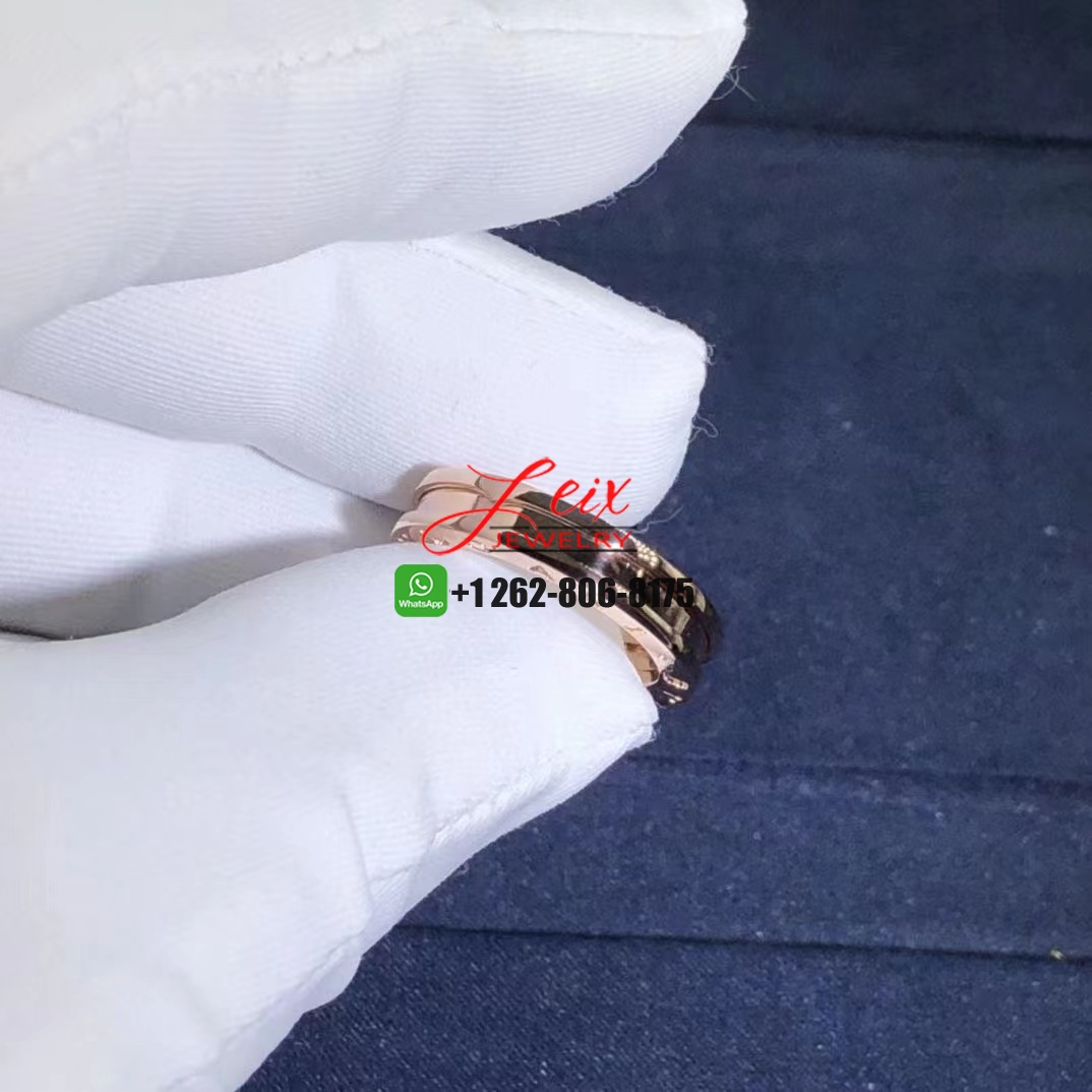 Bvlgari B.Zero1 One Band 18K Rose Gold Ring (4) Bvlgari B.Zero1 One Band 18K Rose Gold Ring