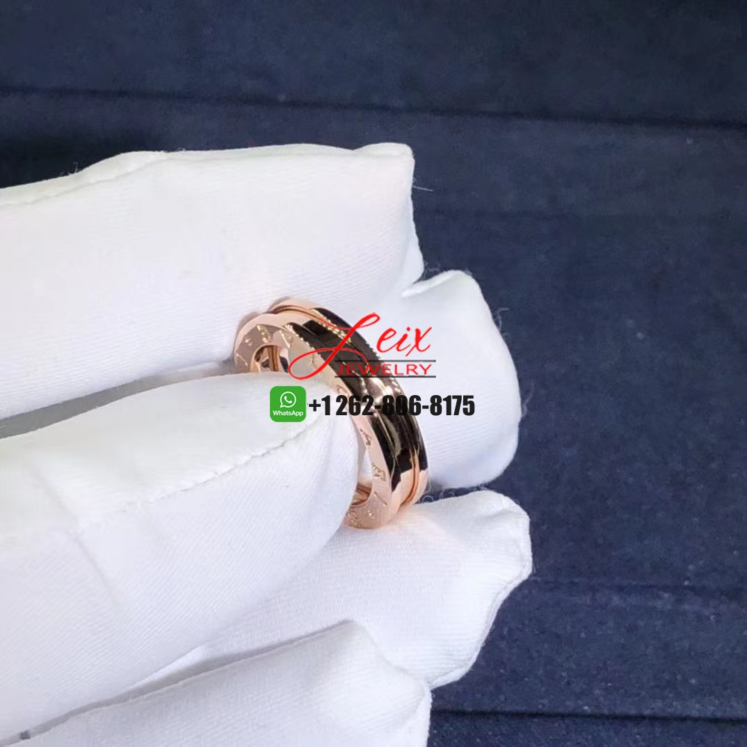 Bvlgari B.Zero1 One Band 18K Rose Gold Ring (5) Bvlgari B.Zero1 One Band 18K Rose Gold Ring