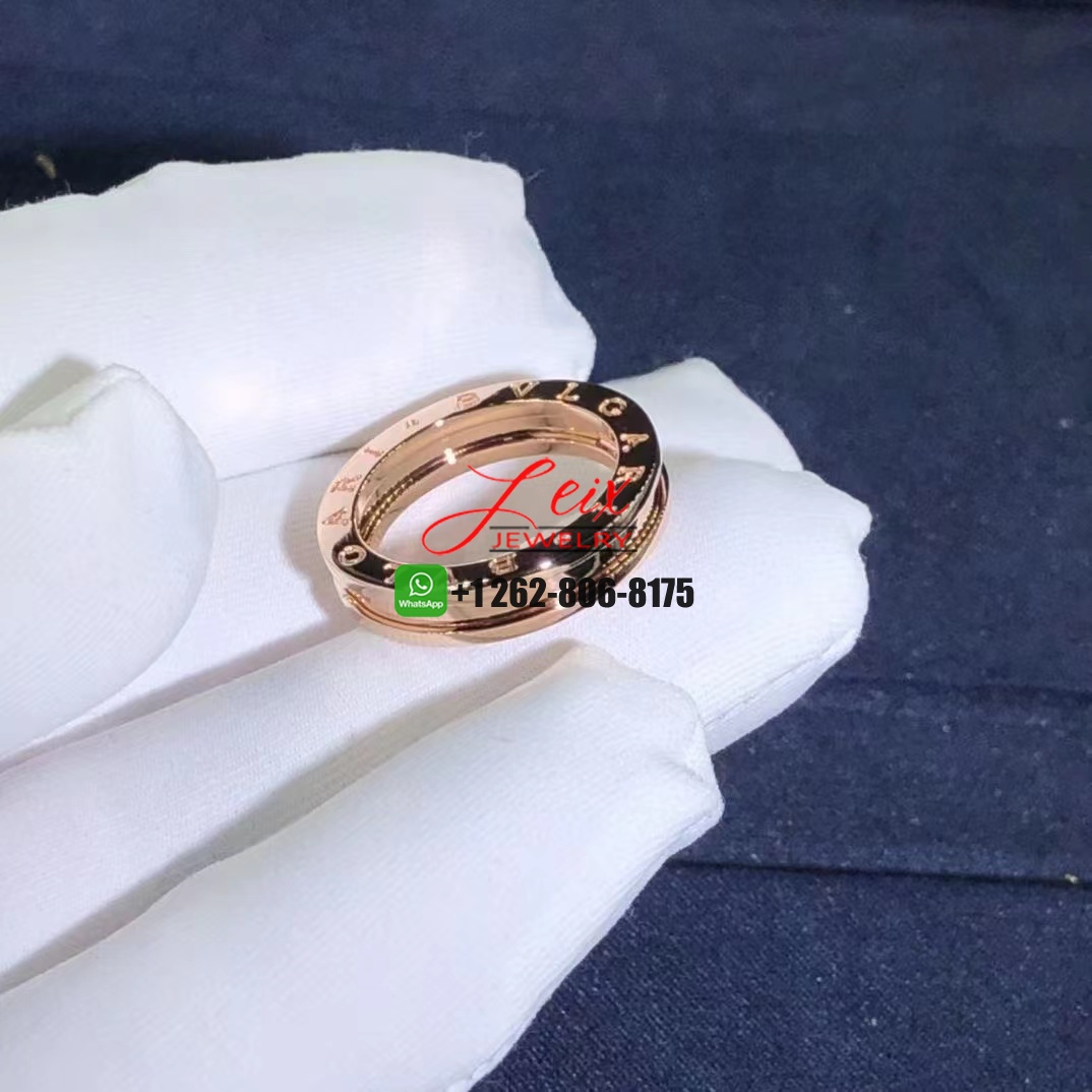 Bvlgari B.Zero1 One Band 18K Rose Gold Ring (7) Bvlgari B.Zero1 One Band 18K Rose Gold Ring