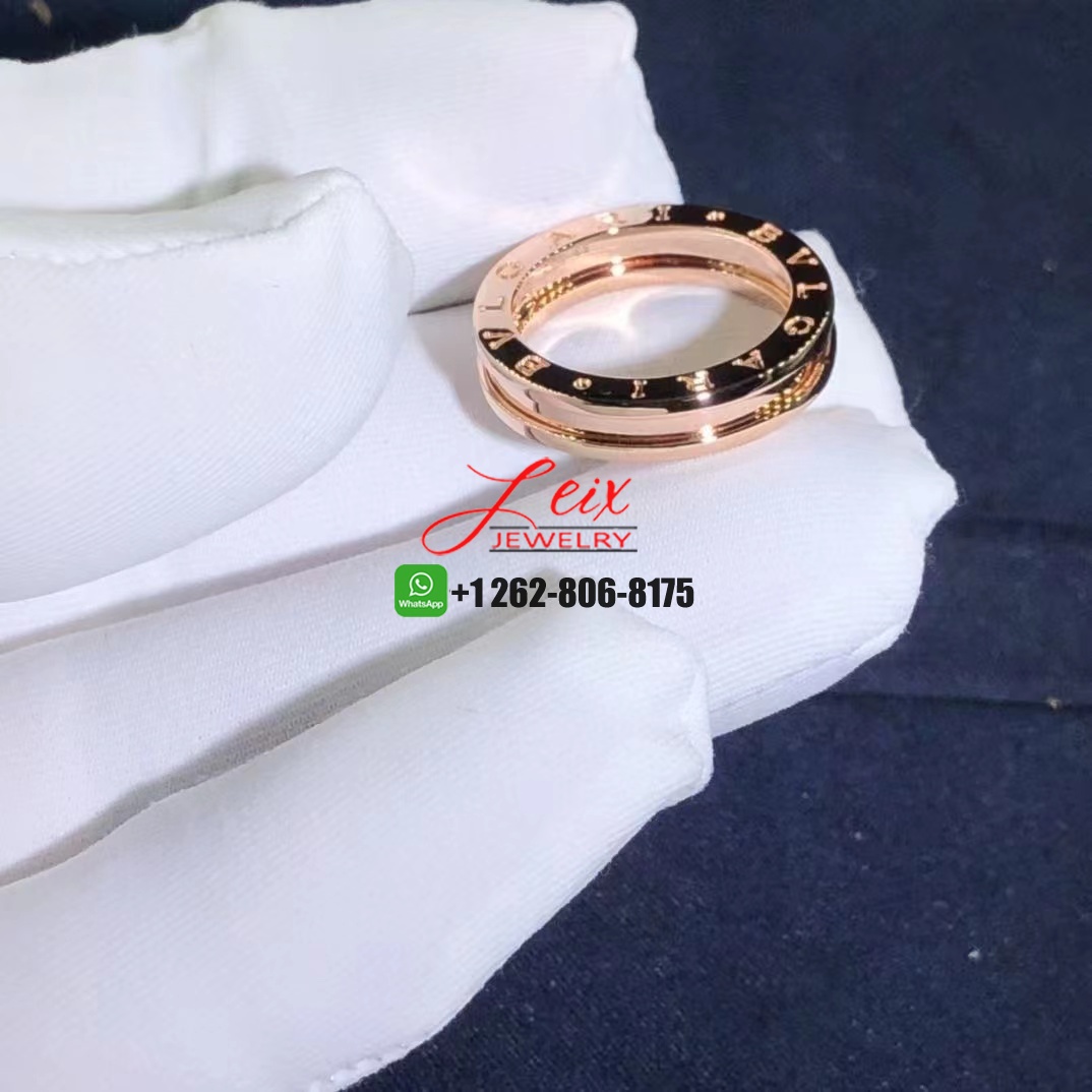 Bvlgari B.Zero1 One Band 18K Rose Gold Ring (8) Bvlgari B.Zero1 One Band 18K Rose Gold Ring