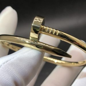 Cartier Medium Model Juste un Clou Solid 18k Yellow Gold Nail Bracelet