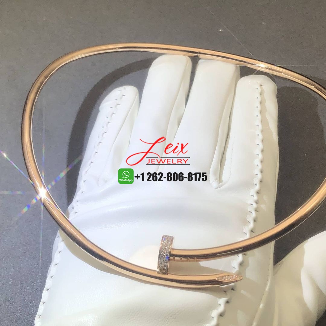 Cartier 18k Rose Gold Large Model Juste un Clou XL Model Diamond Nail Necklace Cartier 18k Rose Gold Large Model Juste un Clou XL Model Diamond Nail Necklace